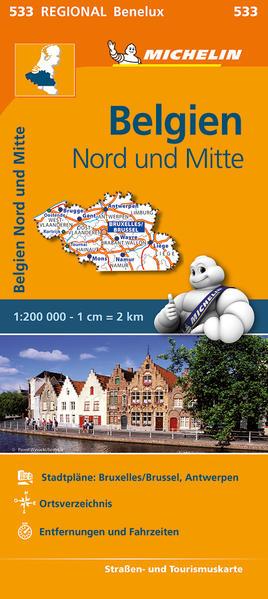 Michelin Belgien Nord und Mitte. 1:200.000
