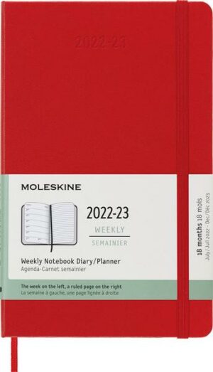 Moleskine 18 Monate Wochen Notizkalender 2022/2023