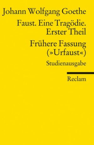 Faust. Eine Tragödie. Erster Teil - Frühere Fassung (»Urfaust«) - Paralipomena