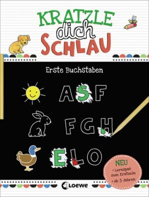 Kratzle dich schlau - Erste Buchstaben