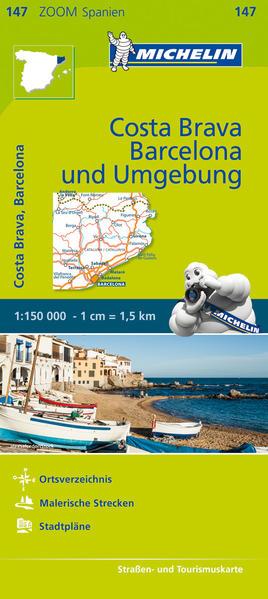 Michelin Zoomkarte Costa Brava