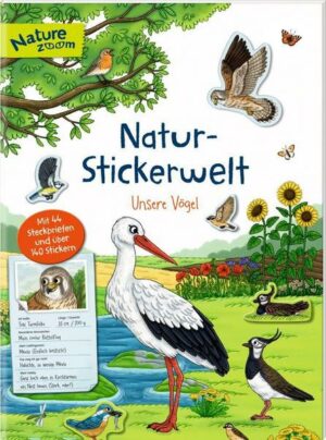 Natur-Stickerwelt - Unsere Vögel
