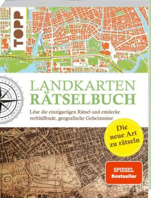 Landkarten Rätselbuch - die Rätselinnovation. SPIEGEL Bestseller