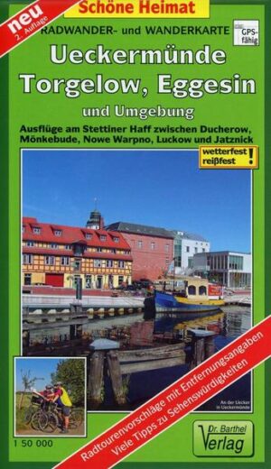 Radwander- und Wanderkarte Ueckermünde