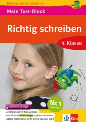 Mein Test-Block Richtig schreiben mit Online-Übungen 4. Klasse