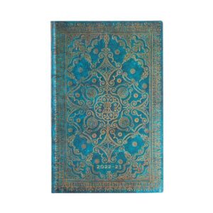 Paperblanks 18-Monatskalender Flexi 2023 Azurblau Maxi Vertikal. 01. Juli 2022 bis 31. Dezember 2023