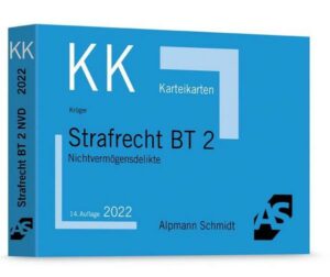 Karteikarten Strafrecht BT 2