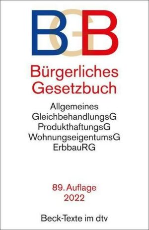 Bürgerliches Gesetzbuch - BGB