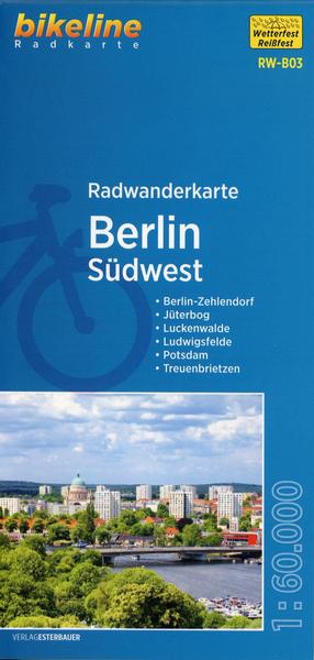 Radwanderkarte Berlin Südwest 1:60.000 (RW-B03)