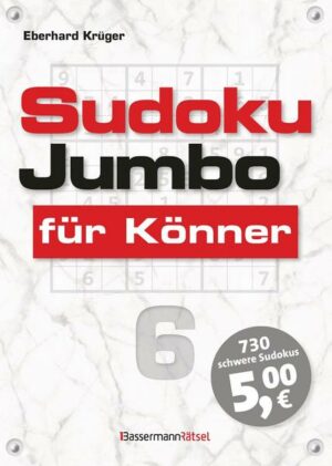 Sudokujumbo für Könner 6