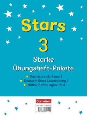 STARS - starke Übungshefte - Übungsheftpakete Deutsch und Mathematik - 3. Schuljahr