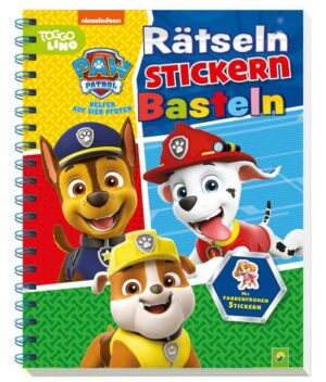 PAW Patrol - Rätseln Stickern Basteln