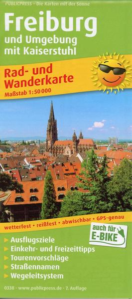Freiburg und Umgebung mit Kaiserstuhl 1:50 000