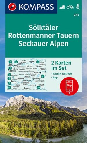KOMPASS Wanderkarte 223 Sölktäler