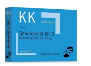 Karteikarten Schuldrecht BT 3