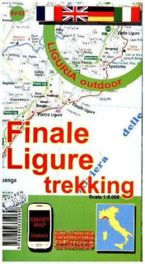 Finale Ligure Trekking Karte  1:8000