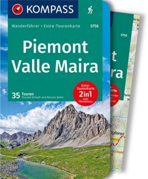 KOMPASS Wanderführer 5756 Piemont