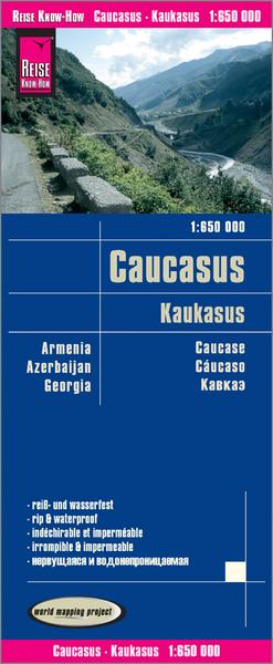 Reise Know-How Landkarte Kaukasus / Caucasus (1:650.000) : Armenien