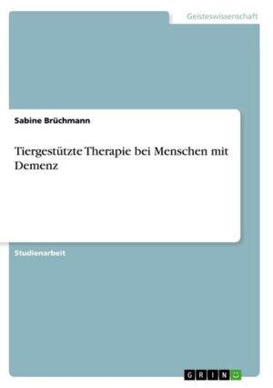 Tiergestützte Therapie bei Menschen mit Demenz