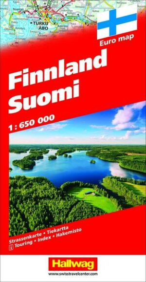 Finnland Suomi Strassenkarte 1:650 000