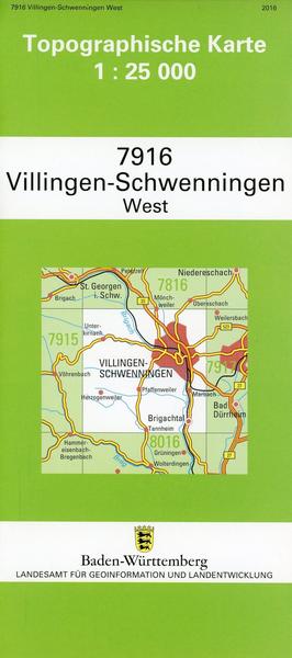 Villingen-Schwenningen West 1 : 25 000