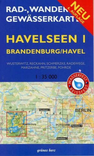 Havelseen 1: Brandenburg / Havel 1 : 35 000 Rad-