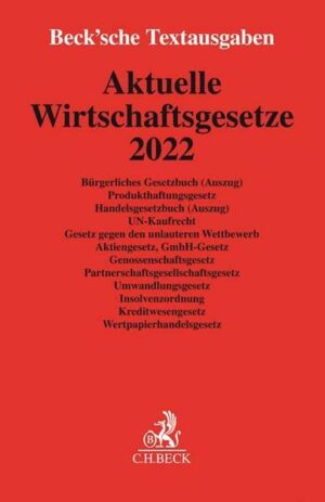 Aktuelle Wirtschaftsgesetze 2022