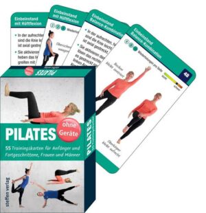 Trainingskarten: Pilates ohne Geräte