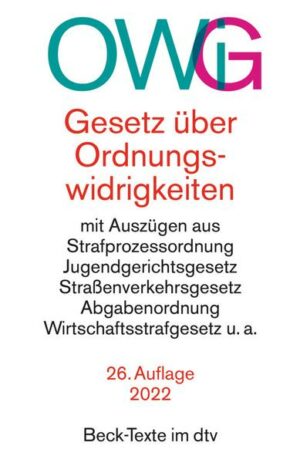 Gesetz über Ordnungswidrigkeiten