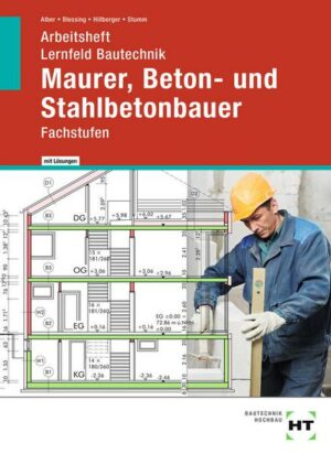 Arbeitsheft mit eingetragenen Lösungen Lernfeld Bautechnik Maurer