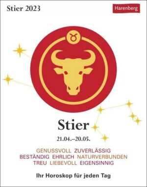 Stier Sternzeichenkalender 2023