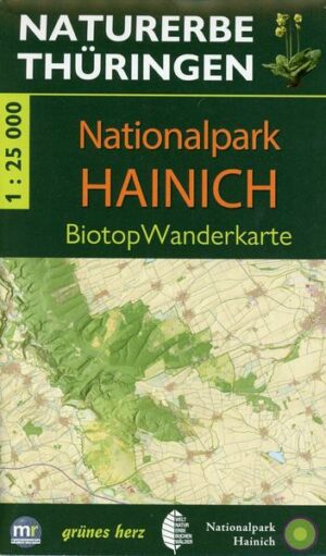 Wanderkarte Nationalpark Hainich 1 : 25 000