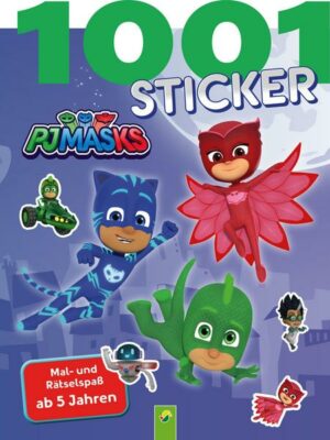 PJ Masks 1001 Sticker - Mal- und Rätselspaß ab 5 Jahren