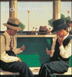 Jack Vettriano 2023 - Kunst-Kalender - Wand-Kalender - 45x48