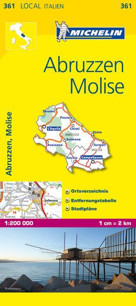 Michelin Lokalkarte Abruzzen und Molise