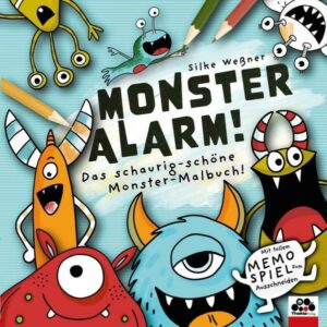 Monster-Alarm! Das schaurig-schöne Monster-Malbuch für Kinder ab 3 Jahren