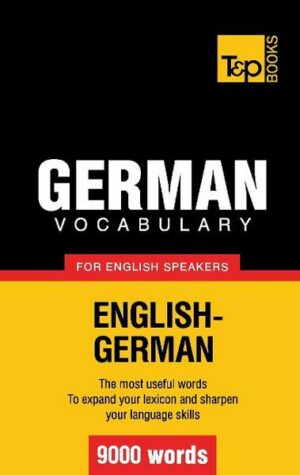 German vocabulary for English speakers - 9000 words