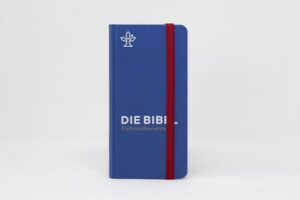Die Bibel. Taschenausgabe stripe mit roter loser Gummilitze