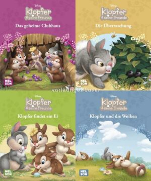 Nelson Mini-Bücher: 4er Disney Klopfer 1-4