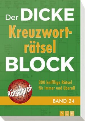 Der dicke Kreuzworträtsel-Block Band 24