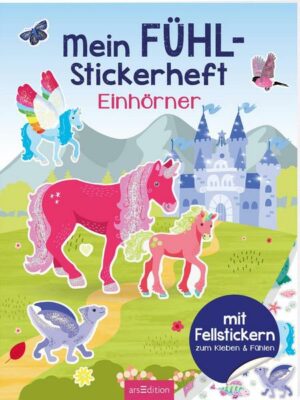 Mein Fühl-Stickerheft – Einhörner