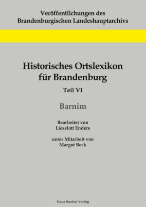 Historisches Ortslexikon für Brandenburg