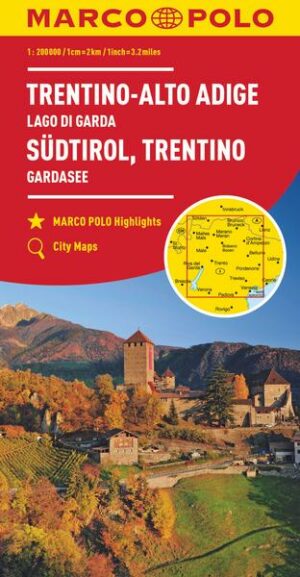 MARCO POLO Karte Italien Blatt 3 Südtirol