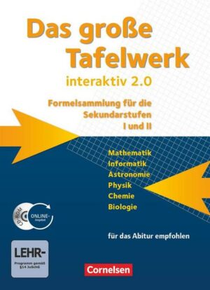 Das große Tafelwerk interaktiv 2.0. Schülerbuch mit CD-ROM.