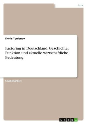 Factoring in Deutschland. Geschichte