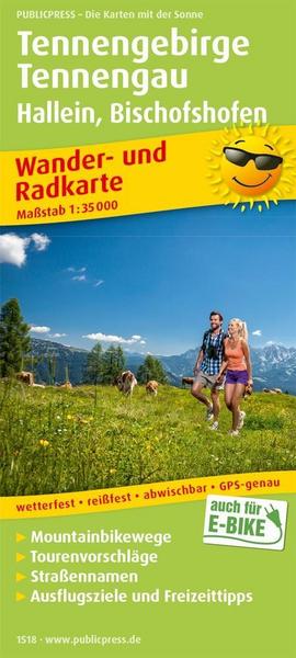 Tennengebirge. Wander- und Radkarte