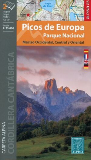 Wanderkarte Nationalpark Picos de Europa 1:25000  LZ bis 2022