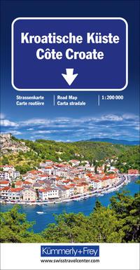 KuF Kroatische Küste 1 : 200 000. Straßenkarte