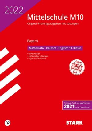 STARK Original-Prüfungen mit Lösungen Mittelschule M10 2022 - Mathematik