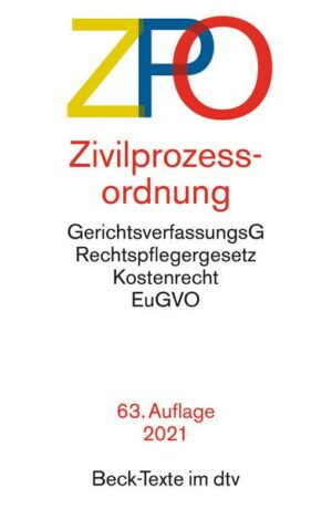 Zivilprozessordnung ZPO